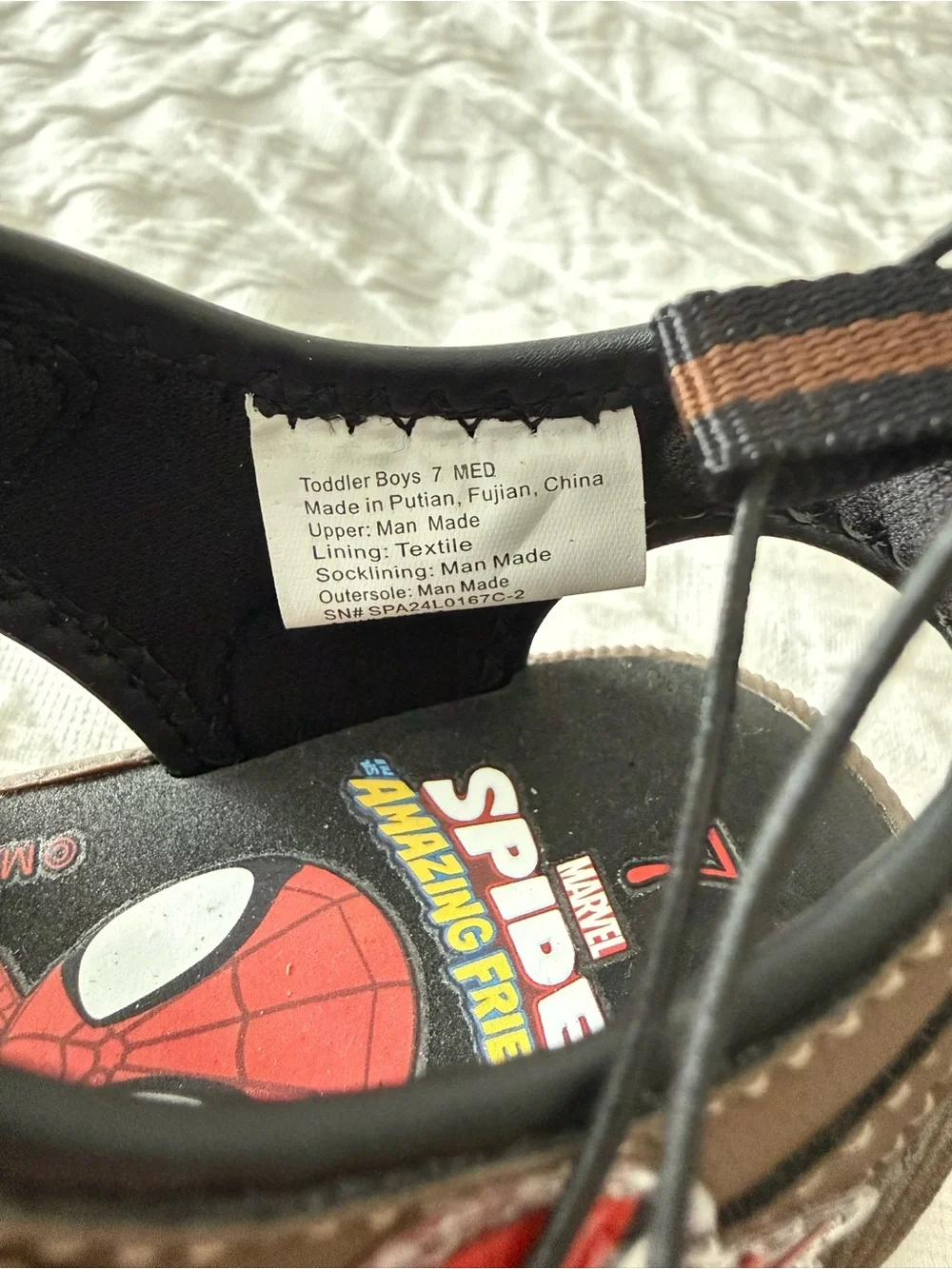 New - Spidey Sandals
